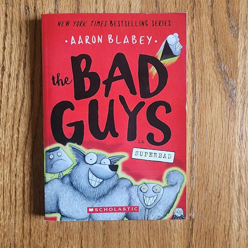The Bad Guys in Superbad Paperback Children's Fiction Graphic Novel Series